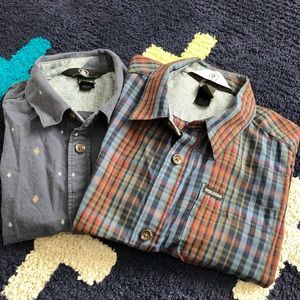2 Boys Volcom button-downs